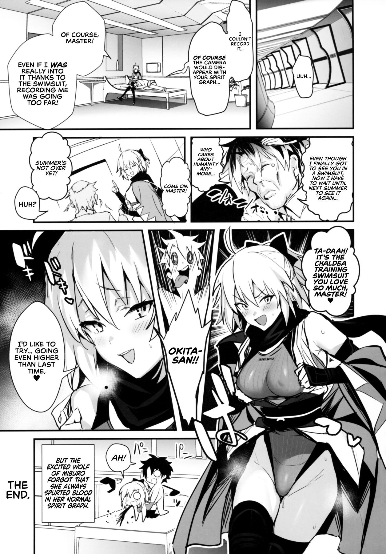 Hentai Manga Comic-Swimsuit Sex with Okita-san at a Love Hotel Until Morning-Read-24